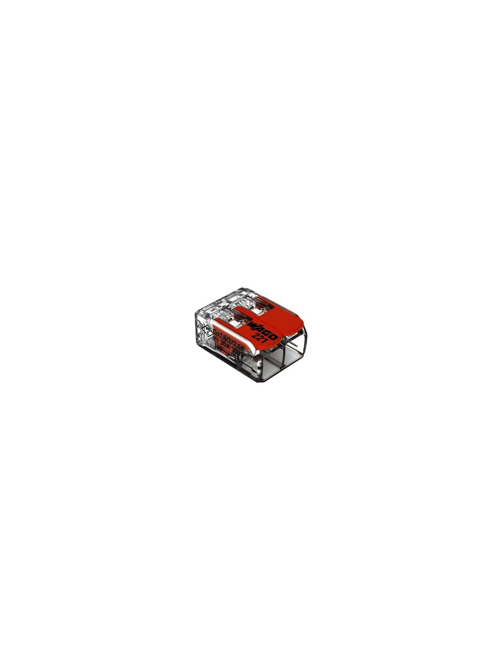 WAGO 221 Lever-Nuts 2-Conductor 10-Pack
